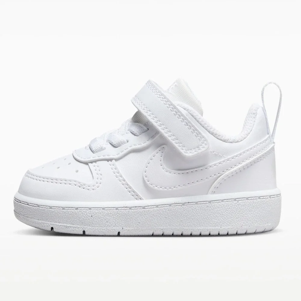 Nike Court Borough Low 2 White Toddler Shoes BQ5453-100 Size 5C